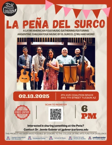 Peña del Surco flyer February 2025