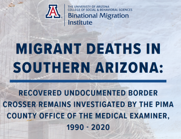 Binational Migration Institute releases Migrants Deaths report